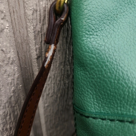 Fossil Green Leather Crossbody - Picture 8 of 11